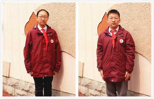 李佳明、吴昊楠做国旗下演讲 李佳明、吴昊楠做国旗下演讲